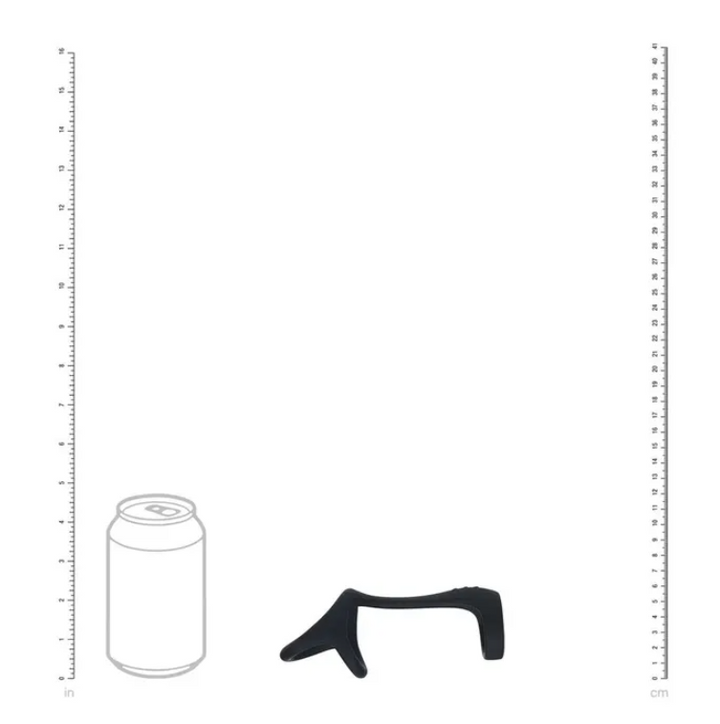 LEVELZ Tri O Silicone Shaft Cock & Ball Ring - Black