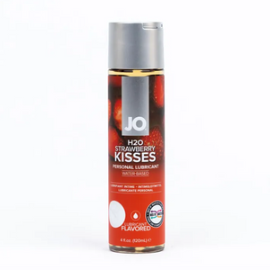 JO H2O Strawberry Kisses Lube - Strawberry Flavoured Water Based Lubricant 120mls