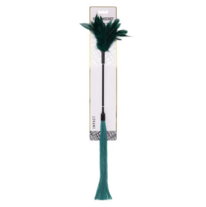 Sex & Mischief Indica Feather Tickler - Green