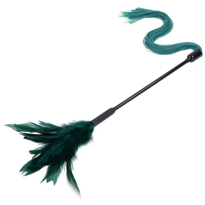 Sex & Mischief Indica Feather Tickler - Green