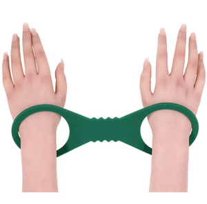 Sex & Mischief Indica Large Silicone Cuffs - Green
