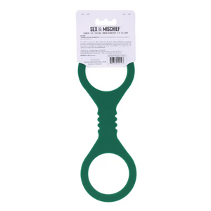Sex & Mischief Indica Small Silicone Cuffs - Green