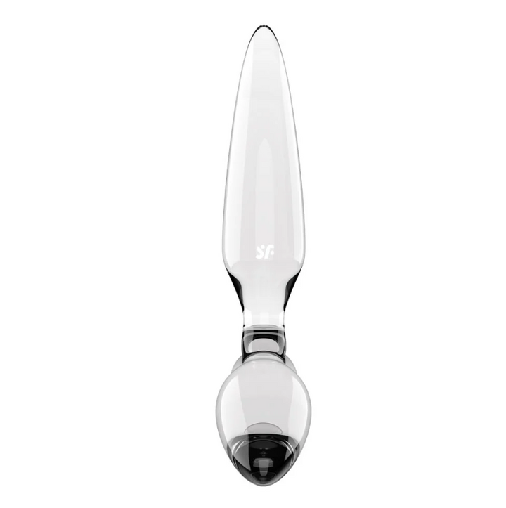 Satisfyer Triple Crystal 2 - Clear Glass 3-in-1 Butt Plug
