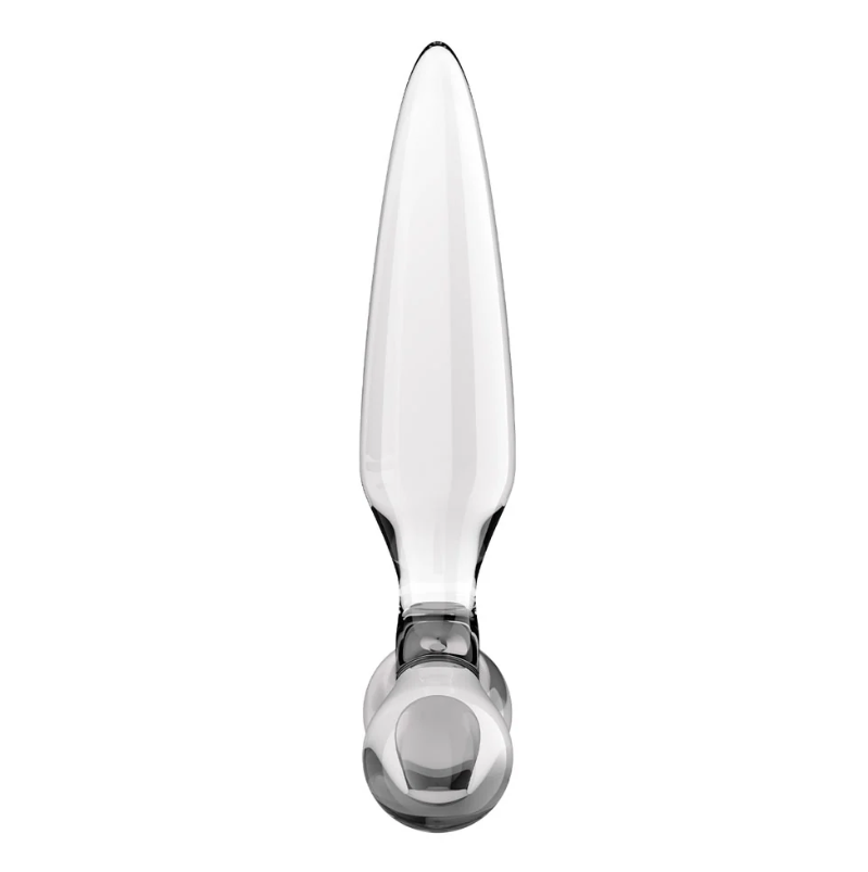 Satisfyer Triple Crystal 2 - Clear Glass 3-in-1 Butt Plug