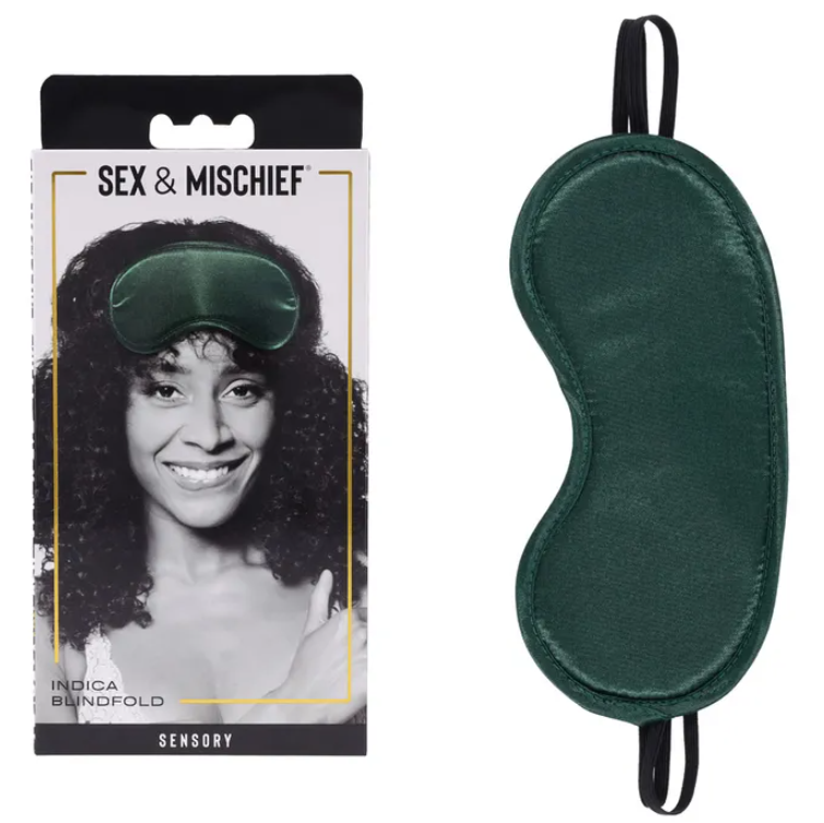 Sex & Mischief Indica Blindfold - Green