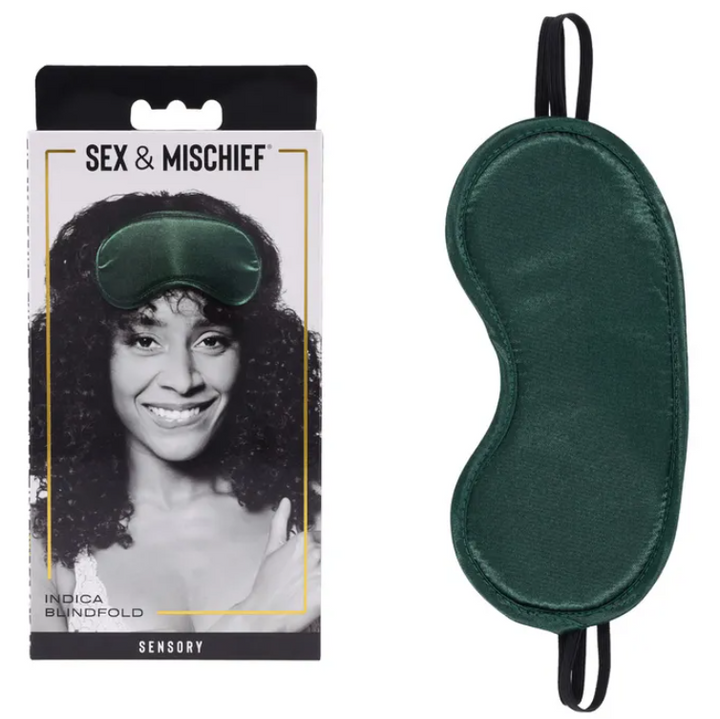 Sex & Mischief Indica Blindfold - Green