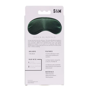 Sex & Mischief Indica Blindfold - Green