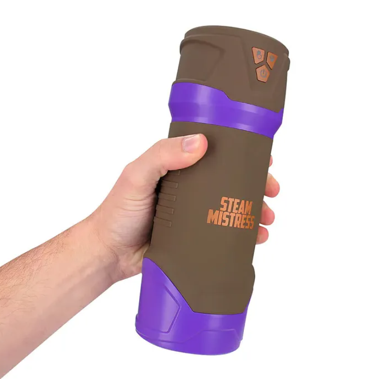 MASTURS Misty - USB Rechargeable Sucking, Vibrating & Squeezing Auto Stroker with Augmented Reality