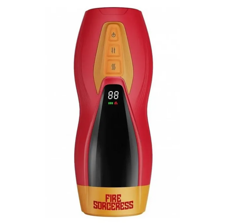 MASTURS Solara - USB Rechargeable Vibrating, Thrusting & Heating Auto Stroker with Augmented Reality