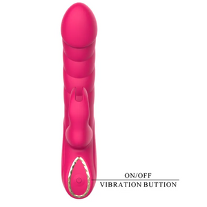 Party Up Monica - USB Rechargeable Rabbit Vibrator -Pink
