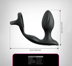 Pipedream Anal Fantasy Elite Ass-Gasm Gyro-Milk Pro - Gyrating Butt Plug
