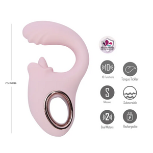 Maia Jaylee Dual Motor G Spot Vibrator - Pink