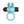 Passion Play Silicone Rabbit Vibrating Cockring - Blue