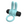 Passion Play Silicone Rabbit Vibrating Cockring - Blue