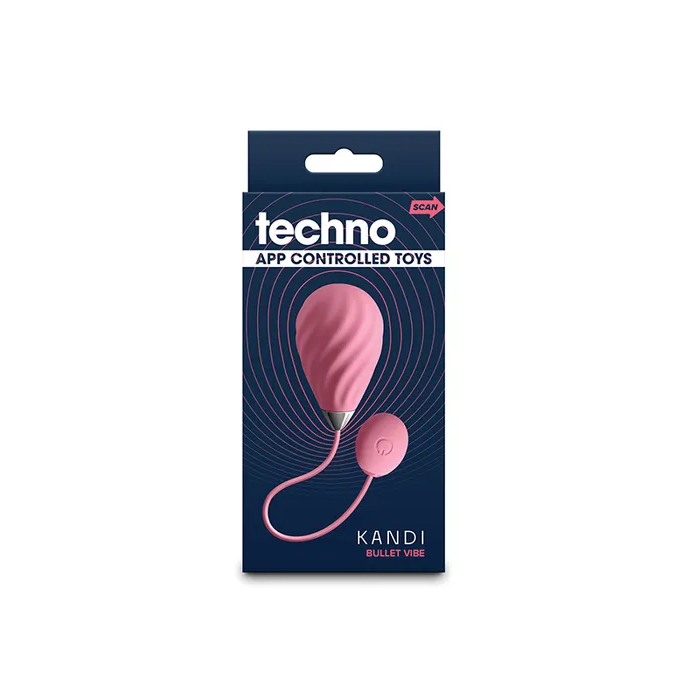 Techno - Kandi - Vibrating Egg With App Control - Pink