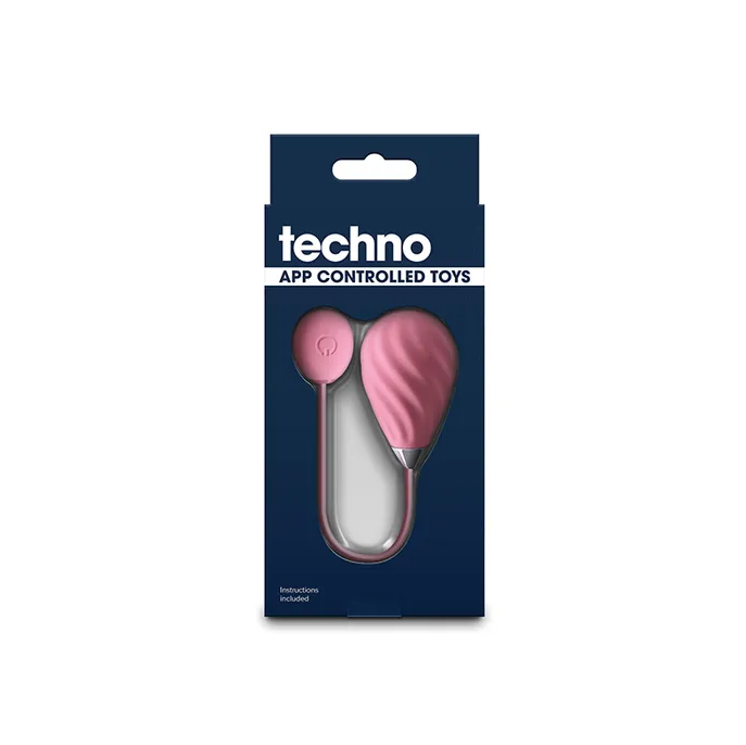 Techno - Kandi - Vibrating Egg With App Control - Pink