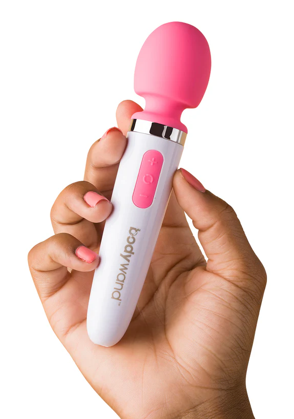 Bodywand Aqua Mini Massager Wand - Pink/White