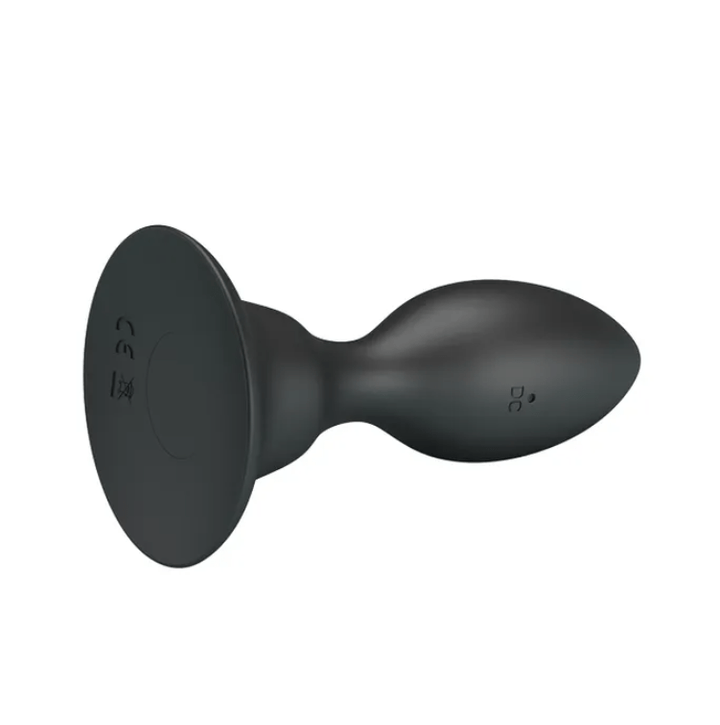 Mr Play Vibrating Anal Butt Plug - Black