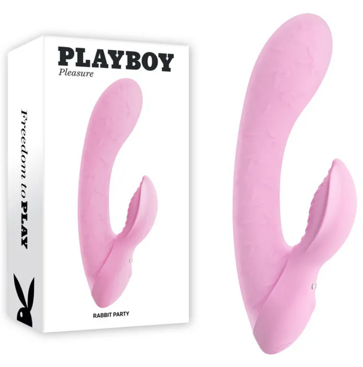 Playboy Pleasure Rabbit Party Vibrator - Pink