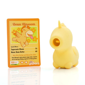 Unihorn - Bean Blossom - Yellow Flicking Stimulator