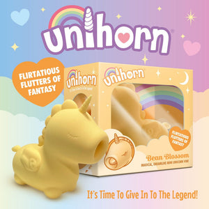 Unihorn - Bean Blossom - Yellow Flicking Stimulator