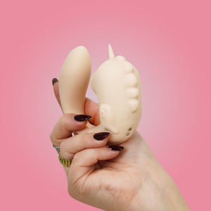 Unihorn - C Horse Dual Unicorn Vibrator - Coral Throb