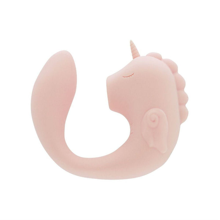 Unihorn - C Horse Dual Unicorn Vibrator - Coral Throb