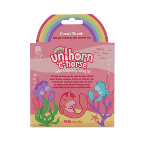Unihorn - C Horse Dual Unicorn Vibrator - Coral Throb