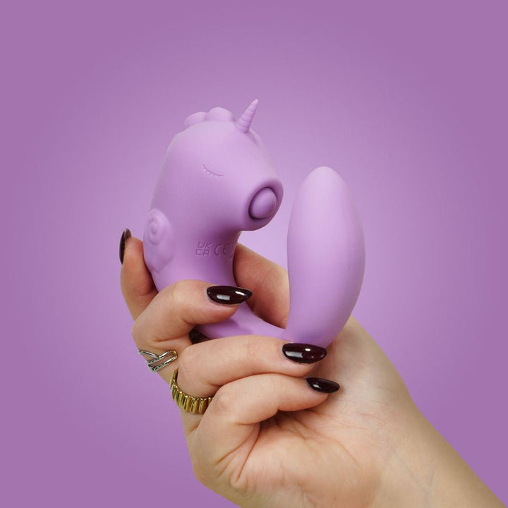 Unihorn - C Horse Dual Unicorn Vibrator - Marina Lilac