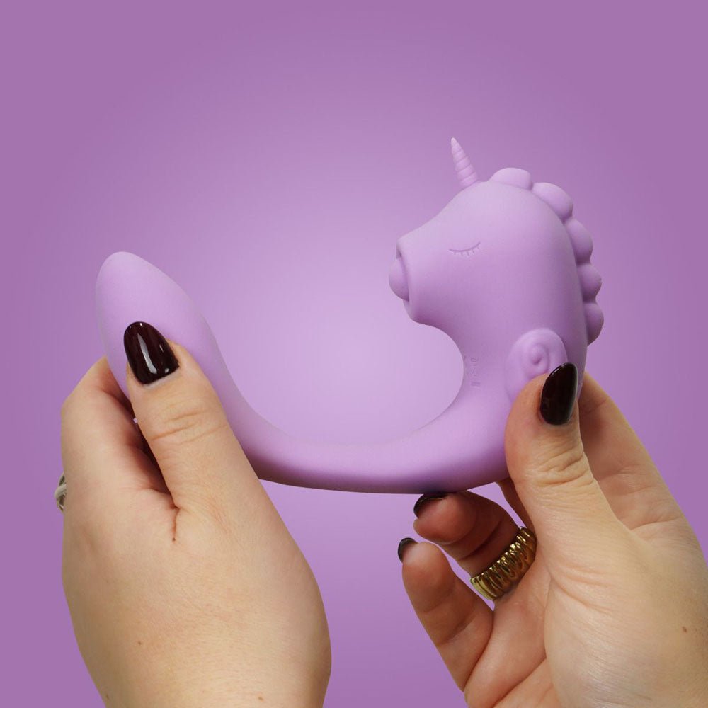 Unihorn - C Horse Dual Unicorn Vibrator - Marina Lilac