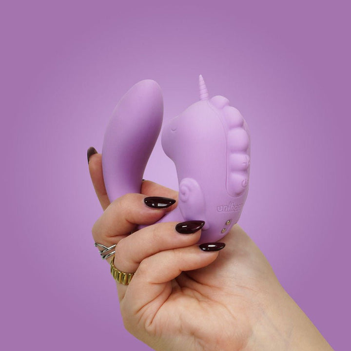 Unihorn - C Horse Dual Unicorn Vibrator - Marina Lilac