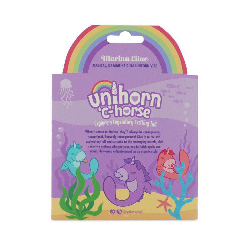 Unihorn - C Horse Dual Unicorn Vibrator - Marina Lilac