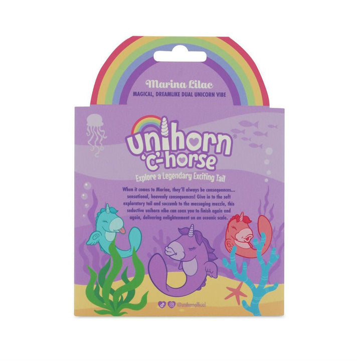 Unihorn - C Horse Dual Unicorn Vibrator - Marina Lilac