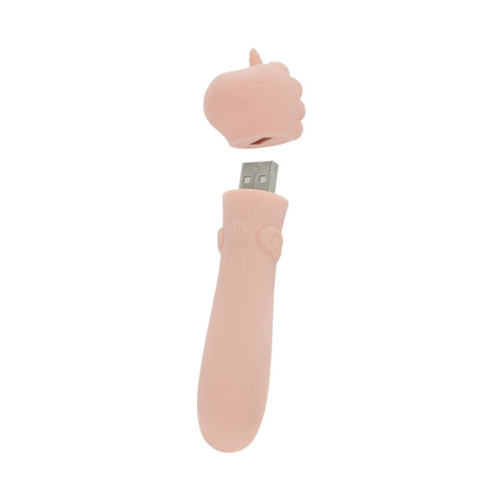 Unihorn - Heart Throb Vibrating Bullet - Coral