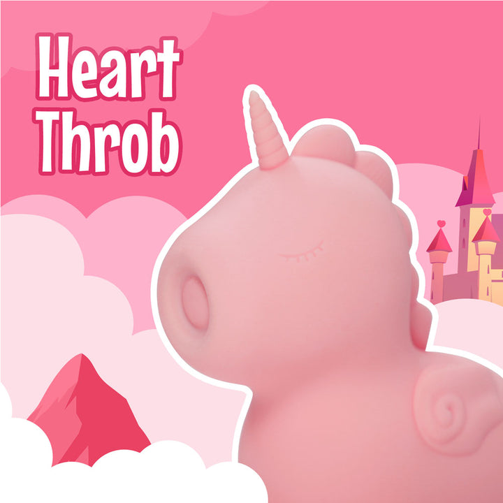 Unihorn - Heart Throb - Yellow Flicking Stimulator