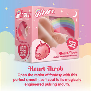 Unihorn - Heart Throb - Yellow Flicking Stimulator