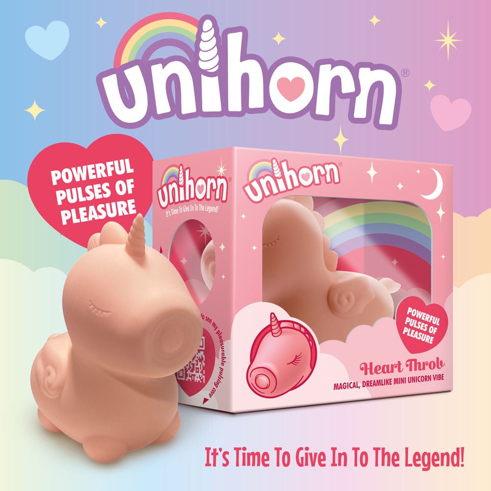 Unihorn - Heart Throb - Yellow Flicking Stimulator