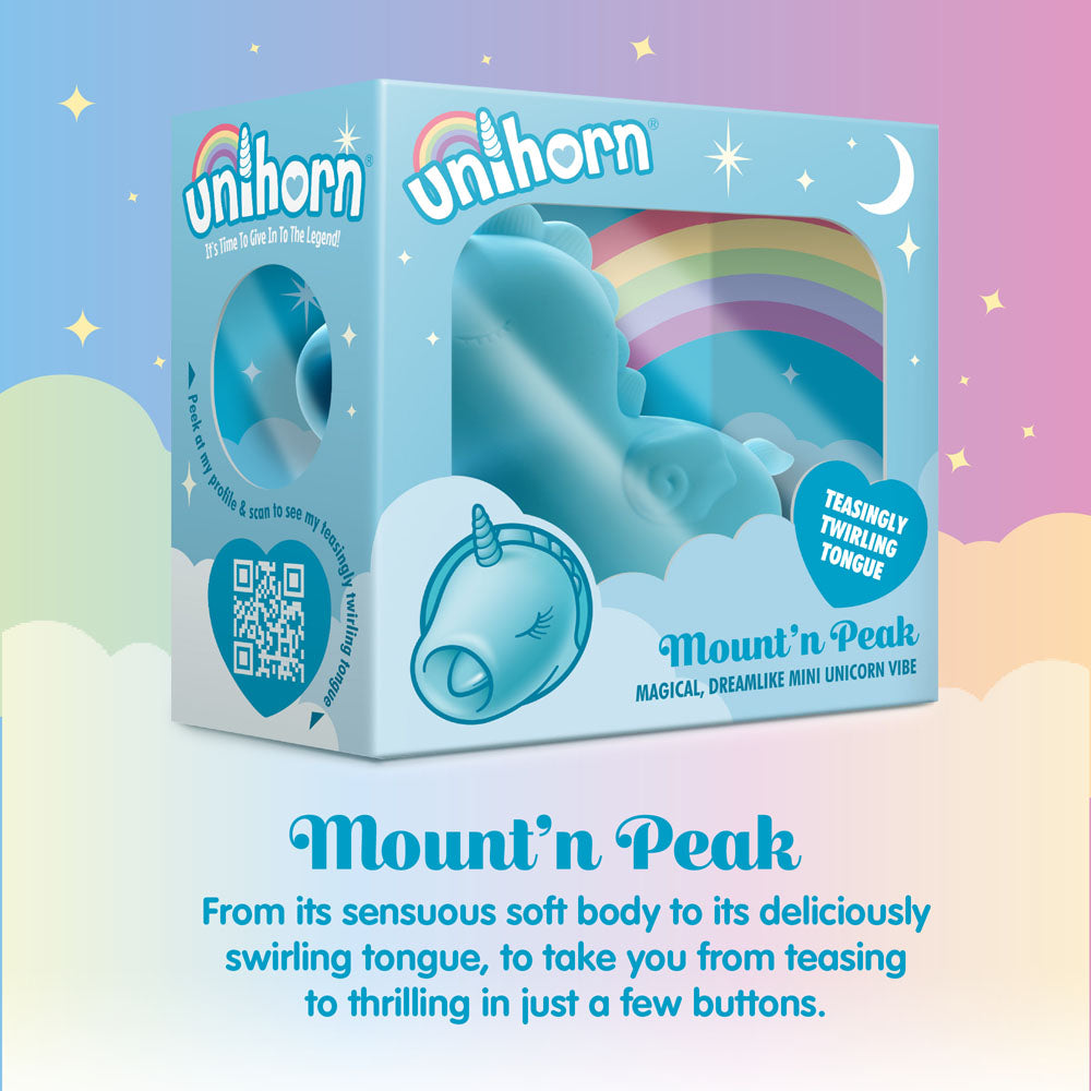 Unihorn - Mount'n Peak - Blue Twirling Stimulator
