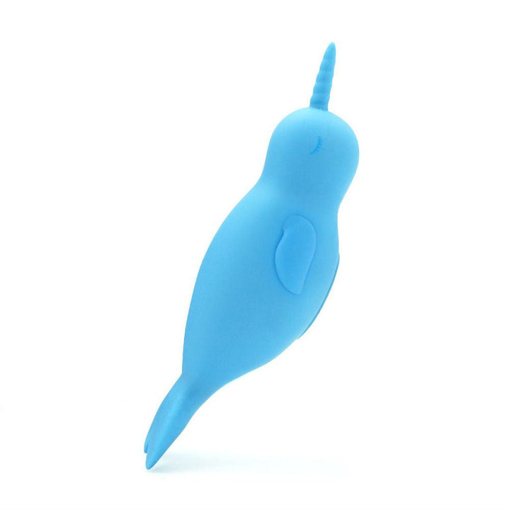 Unihorn of the Sea - Neigh Mo - The Narwhal Stimulator - Blue
