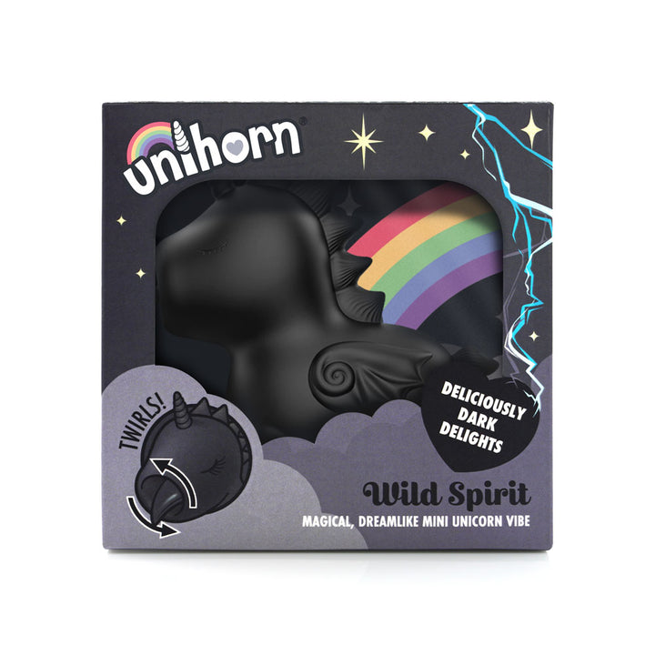 Unihorn - Wild Spirit - Black Twirling Stimulator