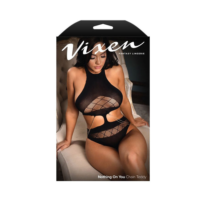 Vixen Nothing On You Teddy - Black - OS