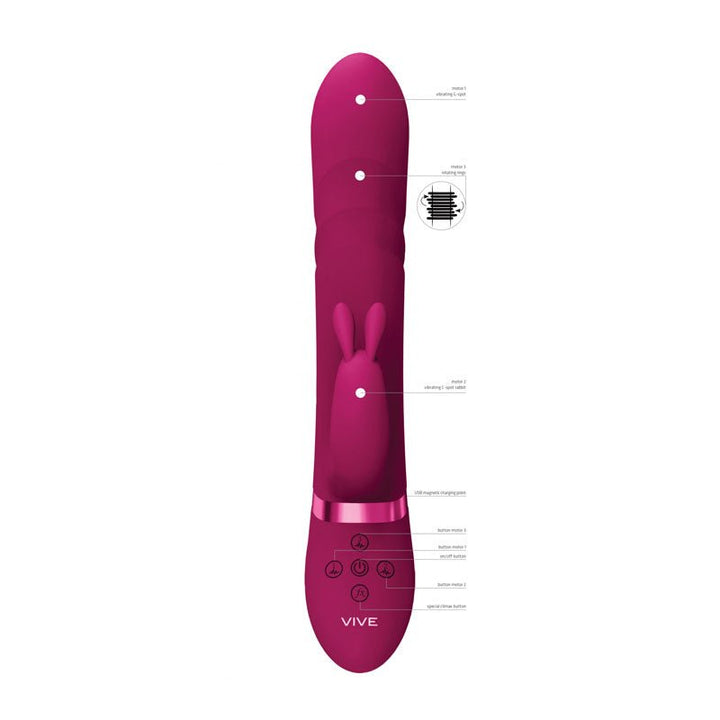 Vive Nari Rabbit Vibrator - Pink