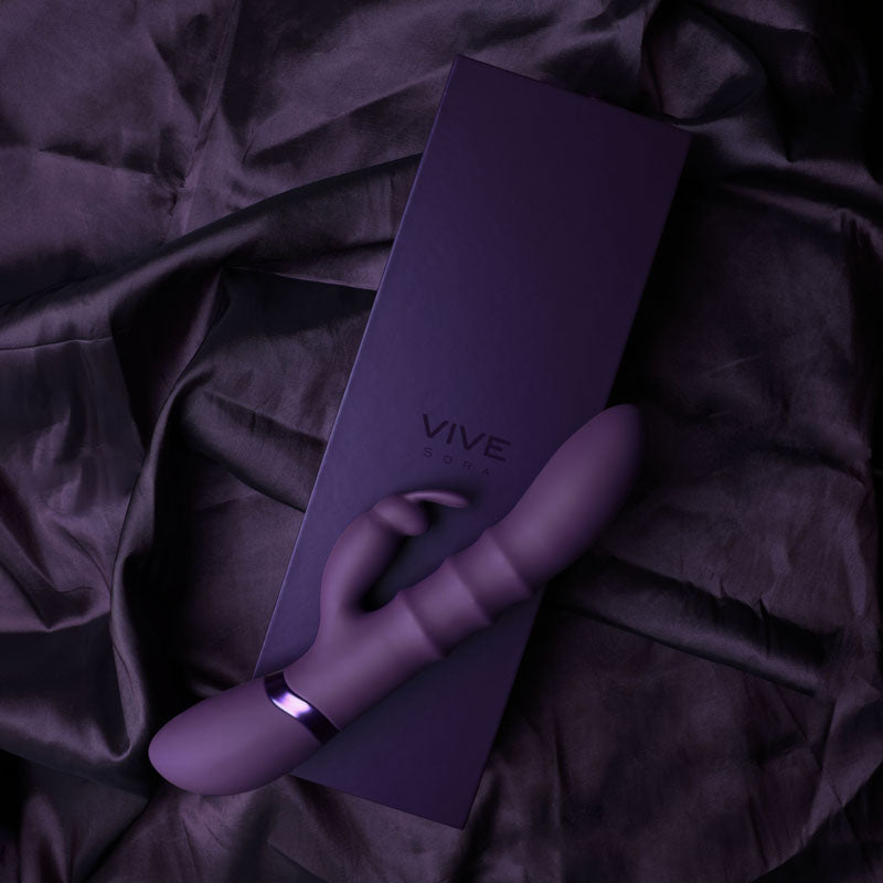 Vive Sora Rabbit G Vibrator - Purple