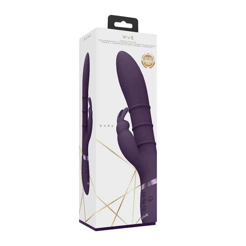 Vive Sora Rabbit G Vibrator - Purple