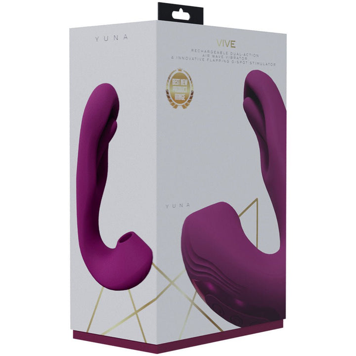 Vive Yuna - Flapping Vibrator with Air Pulsation - Pink