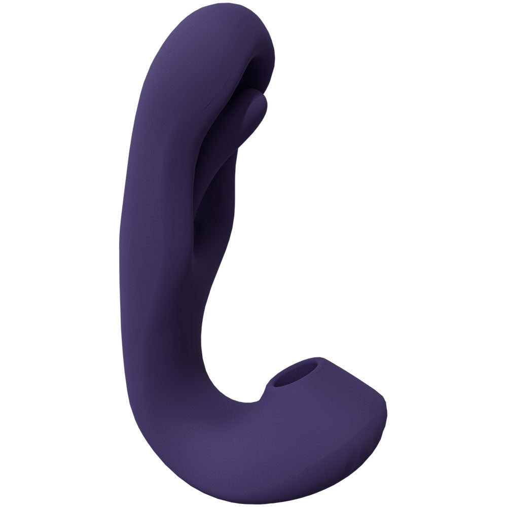 Vive Yuna - Flapping Vibrator with Air Pulsation - Purple