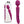 Vive Kiku - Dual End Massage Wand with Flapping Tip - Pink