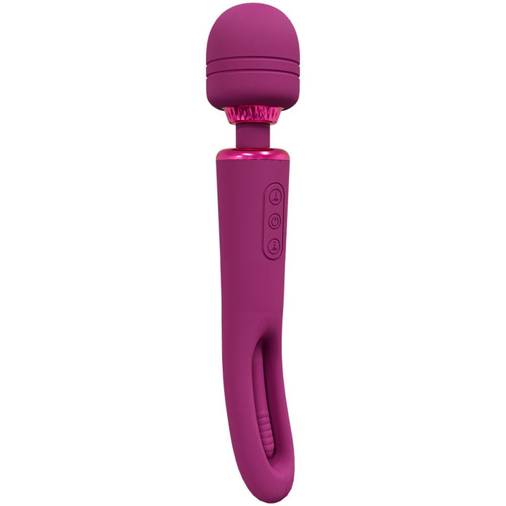 Vive Kiku - Dual End Massage Wand with Flapping Tip - Pink