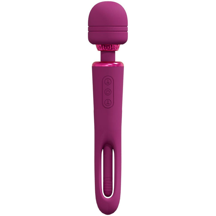 Vive Kiku - Dual End Massage Wand with Flapping Tip - Pink