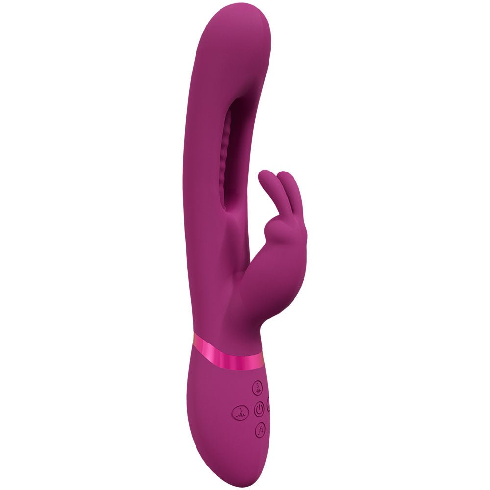 Vive Mika - Rabbit Vibrator with Flapping Shaft  - Pink